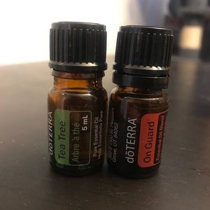 DoTERRA Tea Tree and On Guard essential oils